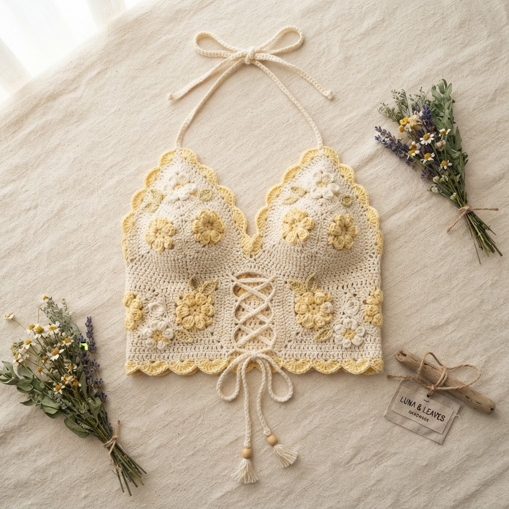 Crochet Halter by Maison Romee