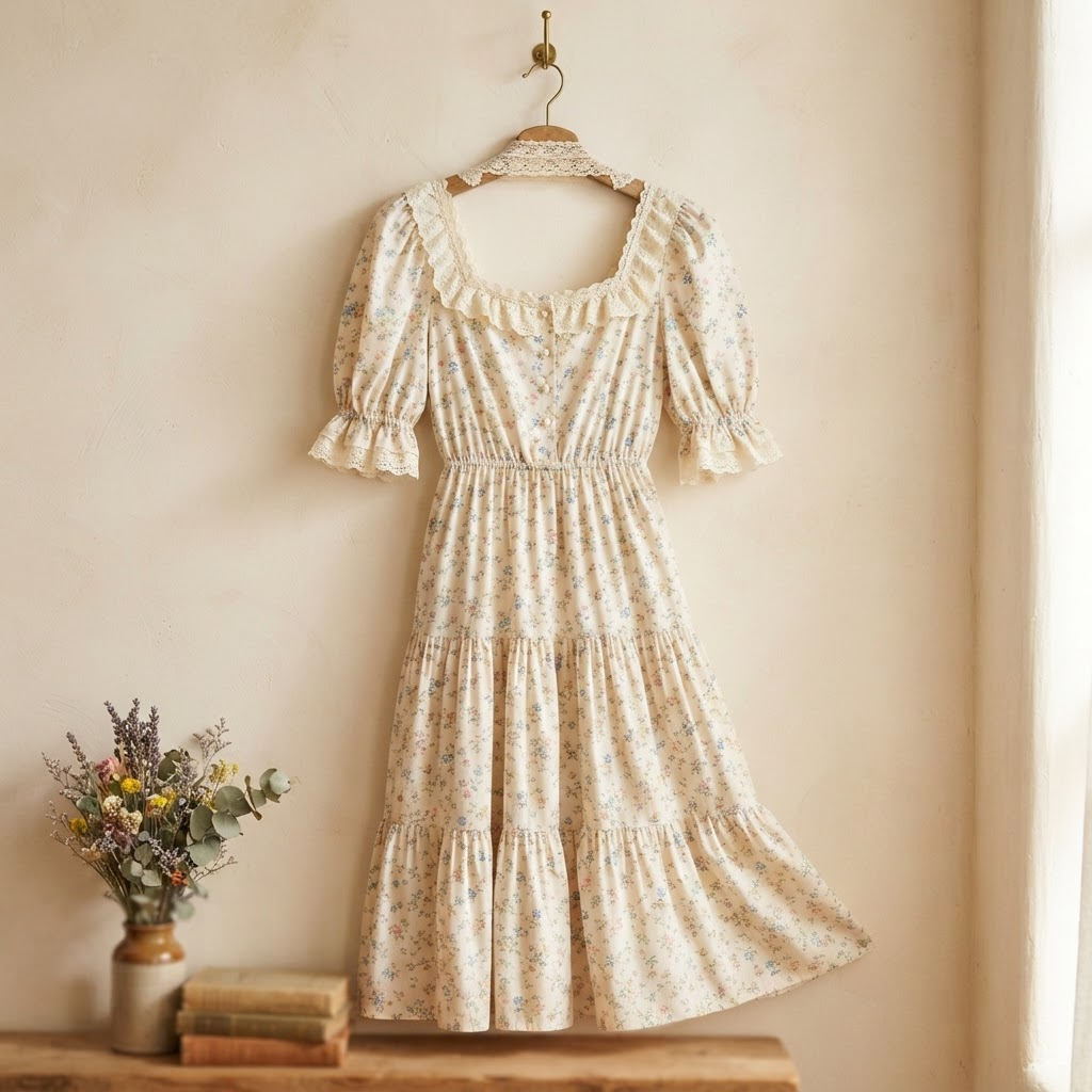 Prairie Maxi Dress by Atelier Lumière