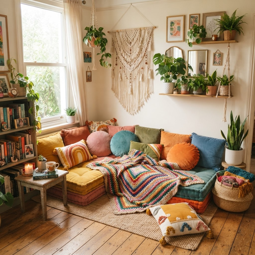 Rainbow Maximalist Nook